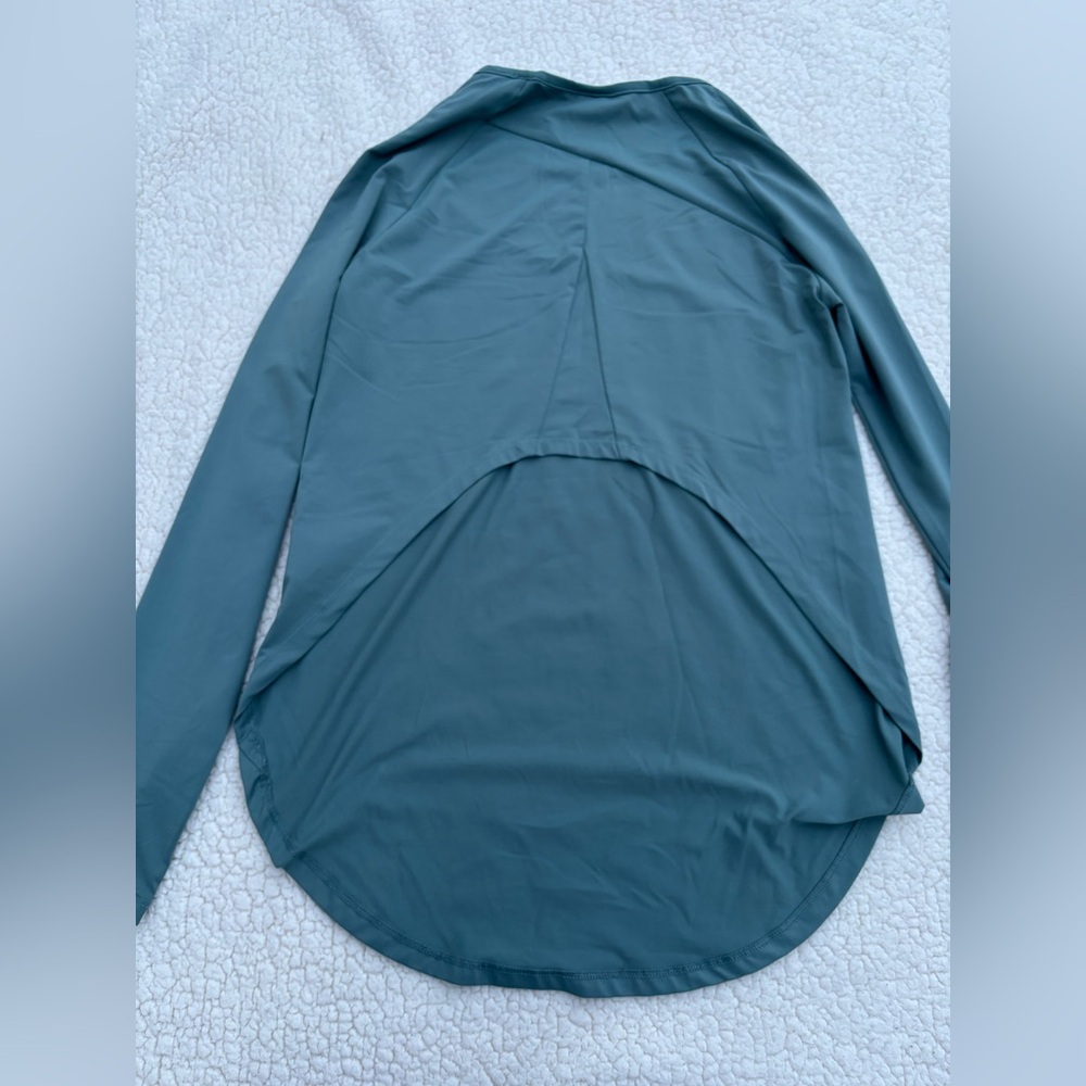 Gymshark Captivate Long Sleeve Top - Turquoise - Picture 7 of 8